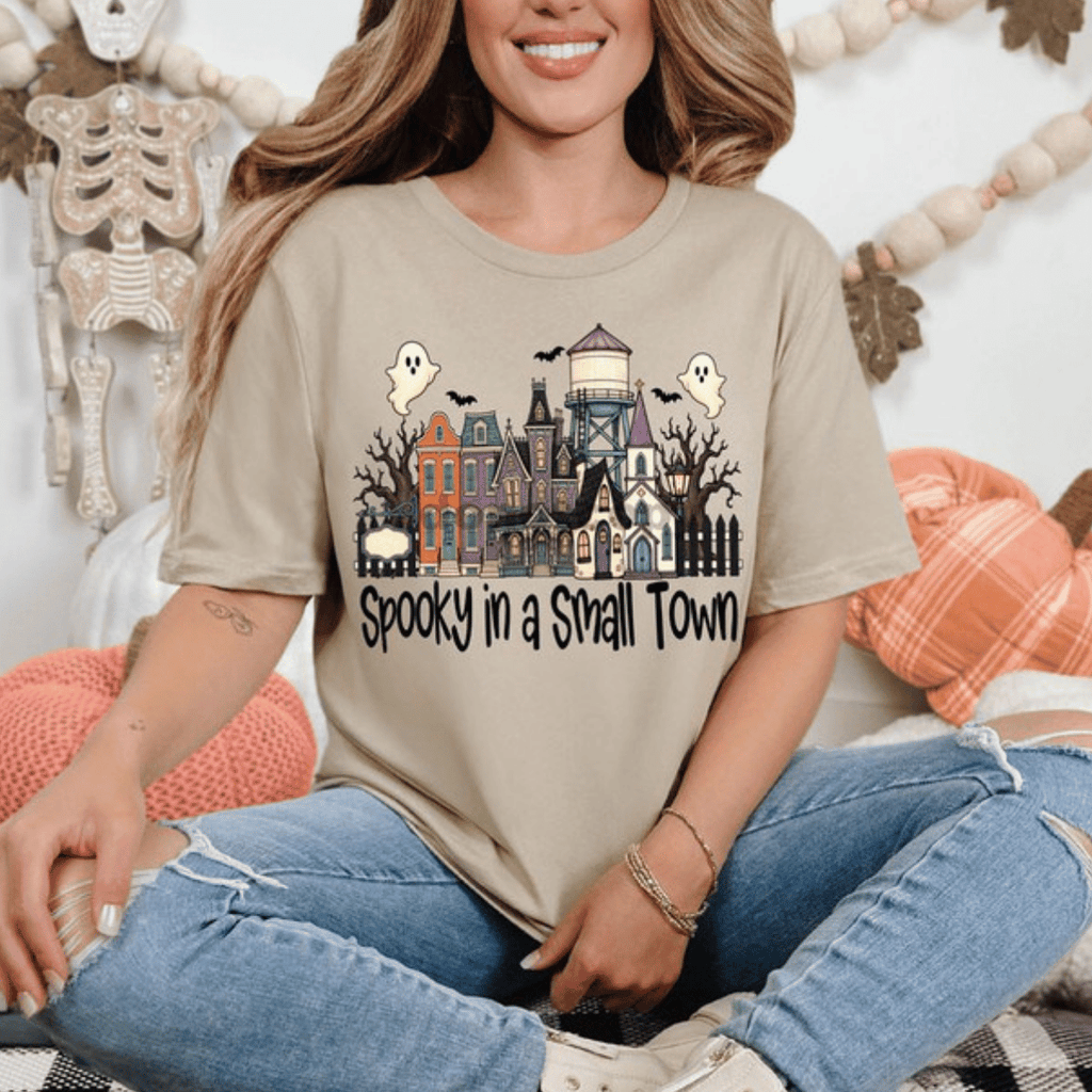 Spooky In A Small Town Tee
