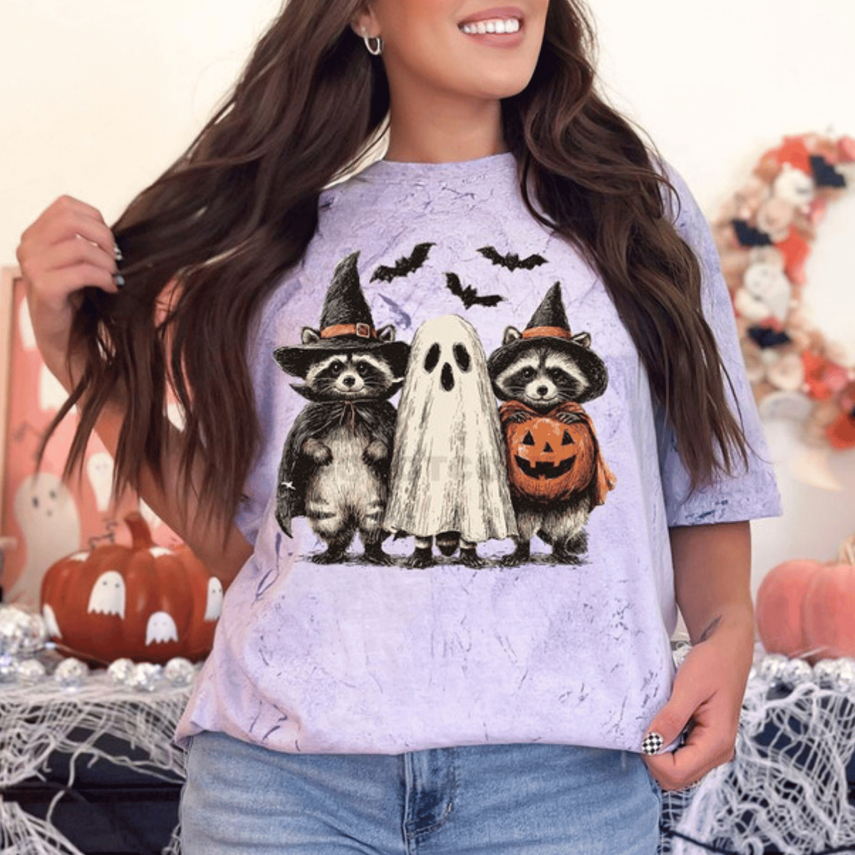 Feral Spooky Friends Trio Tee