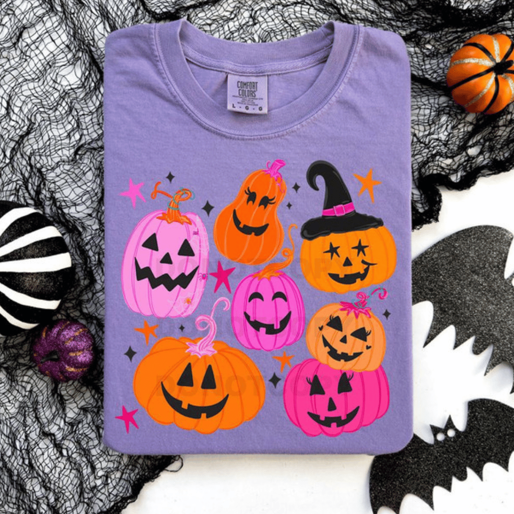 Halloween Pumpkin Collage Tee