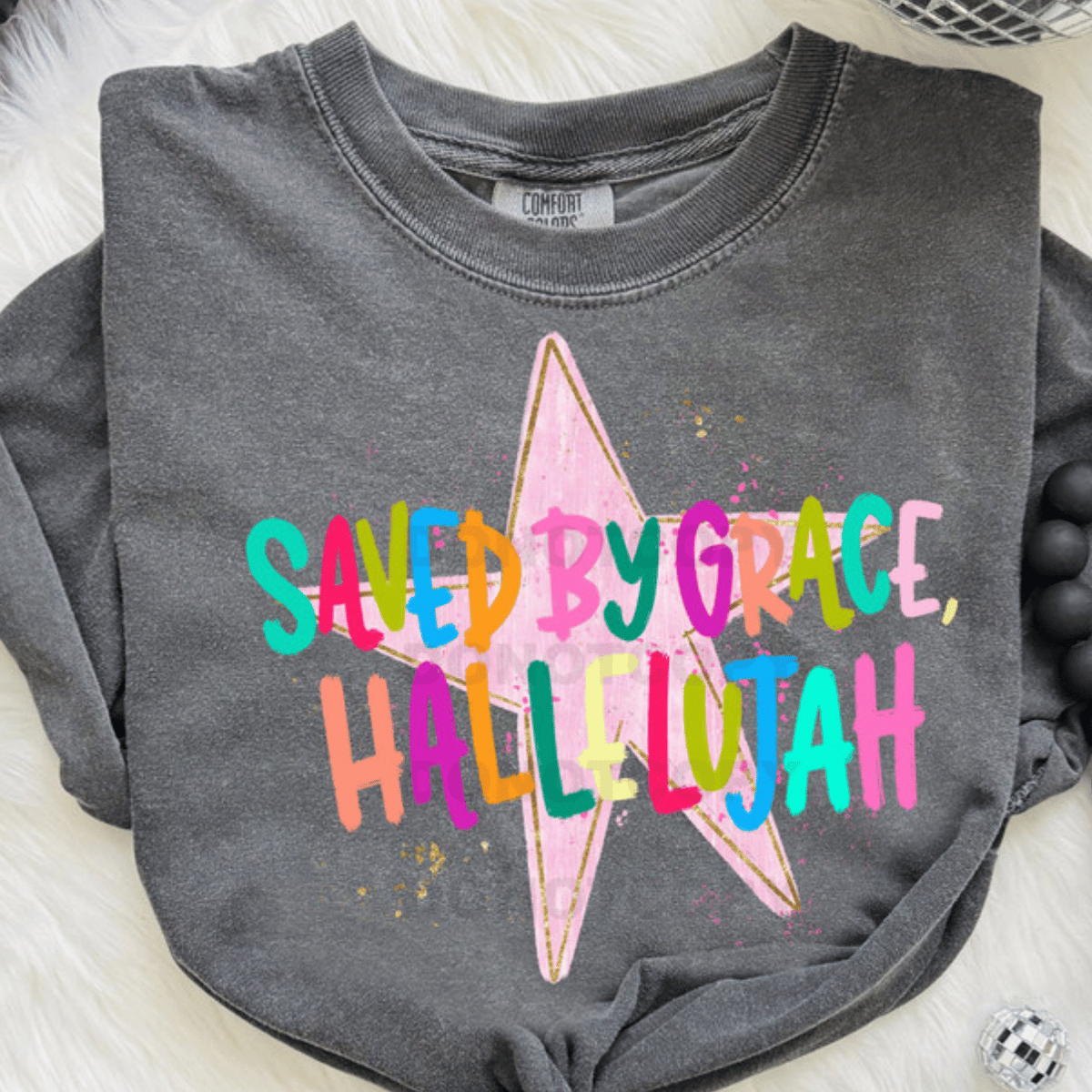 Saved By Grace Hallelujah Tee
