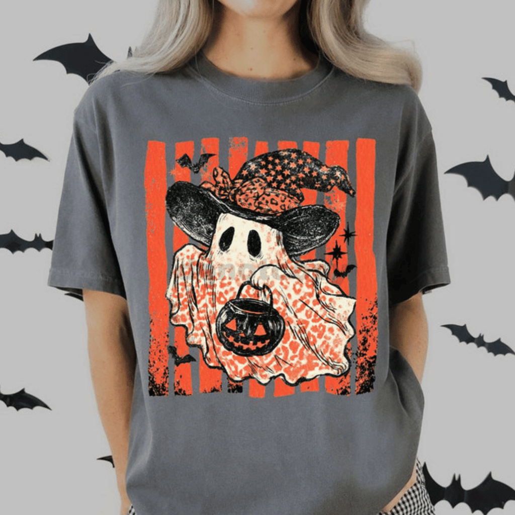 Leopard Ghost Girl Tee