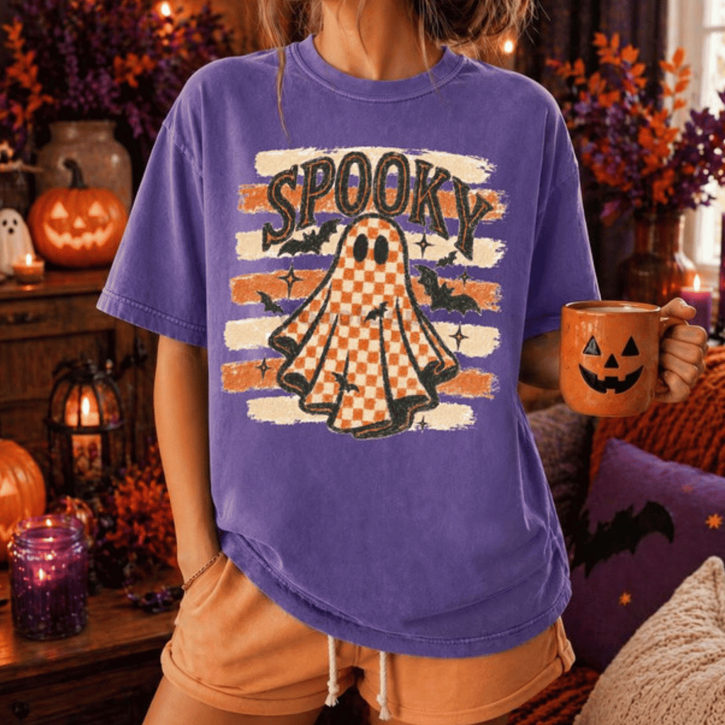 Checkered Ghost Tee