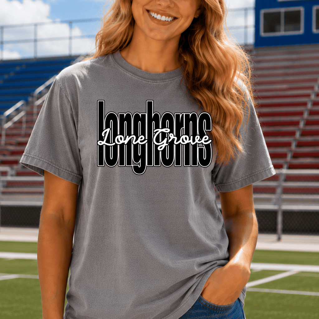 Lone Grove Longhorns Spirit Tee