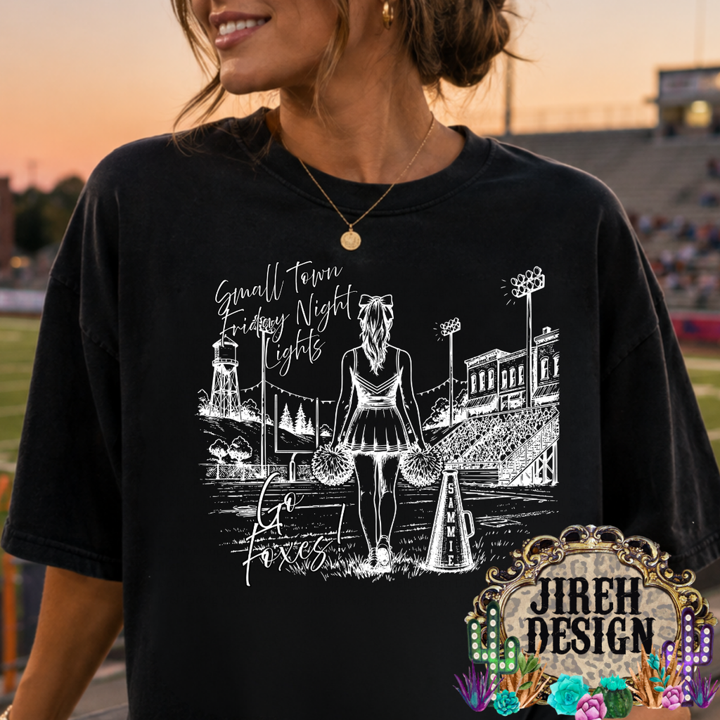 Customized Cheerleader Tee