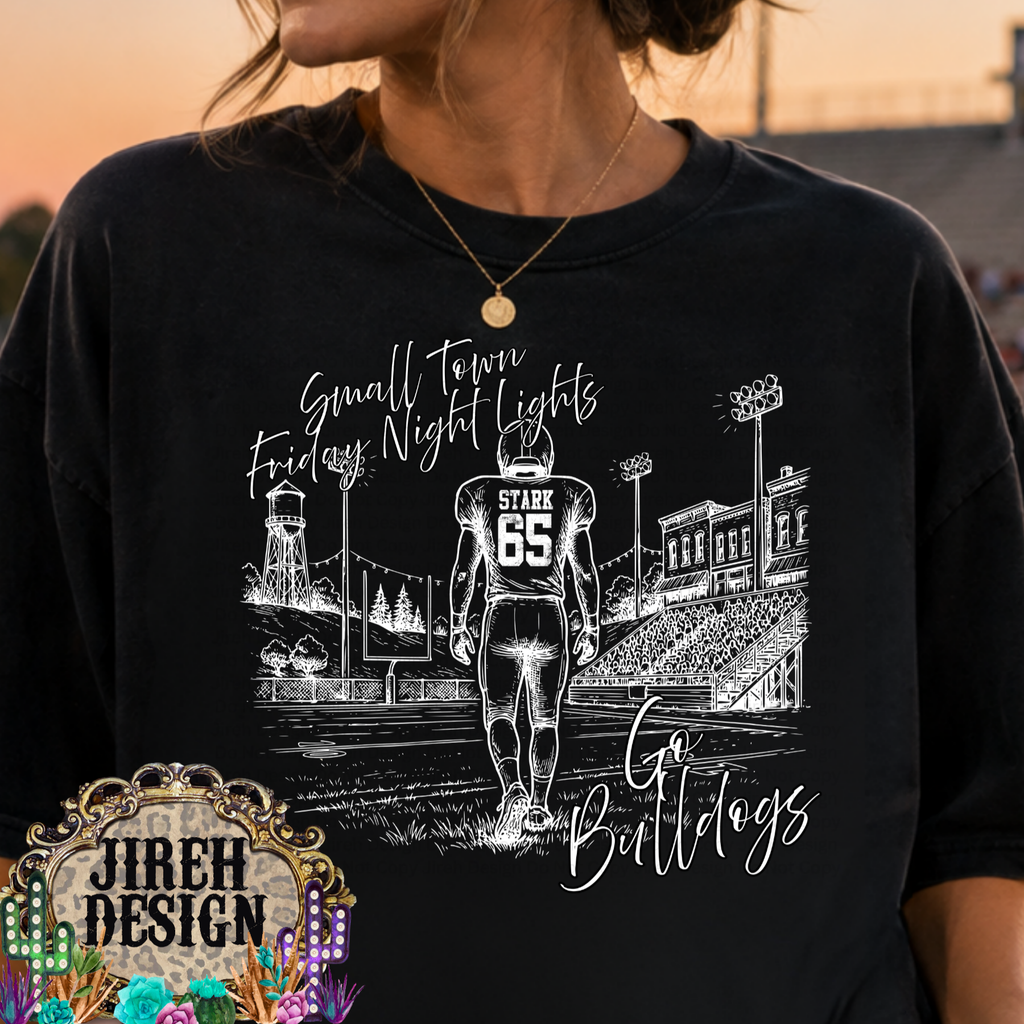 Customized Football Player Tee