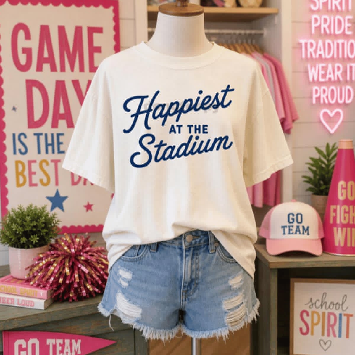 Happiest at the Stadium Tee